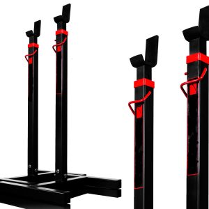 A pair of barbell stands Kelton