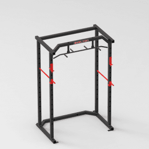 Workout cage with RACK support