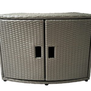 MSpa Cabinet with doors for round JACUZZI - rattan furniture