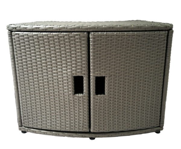MSpa Cabinet with doors for round JACUZZI - rattan furniture